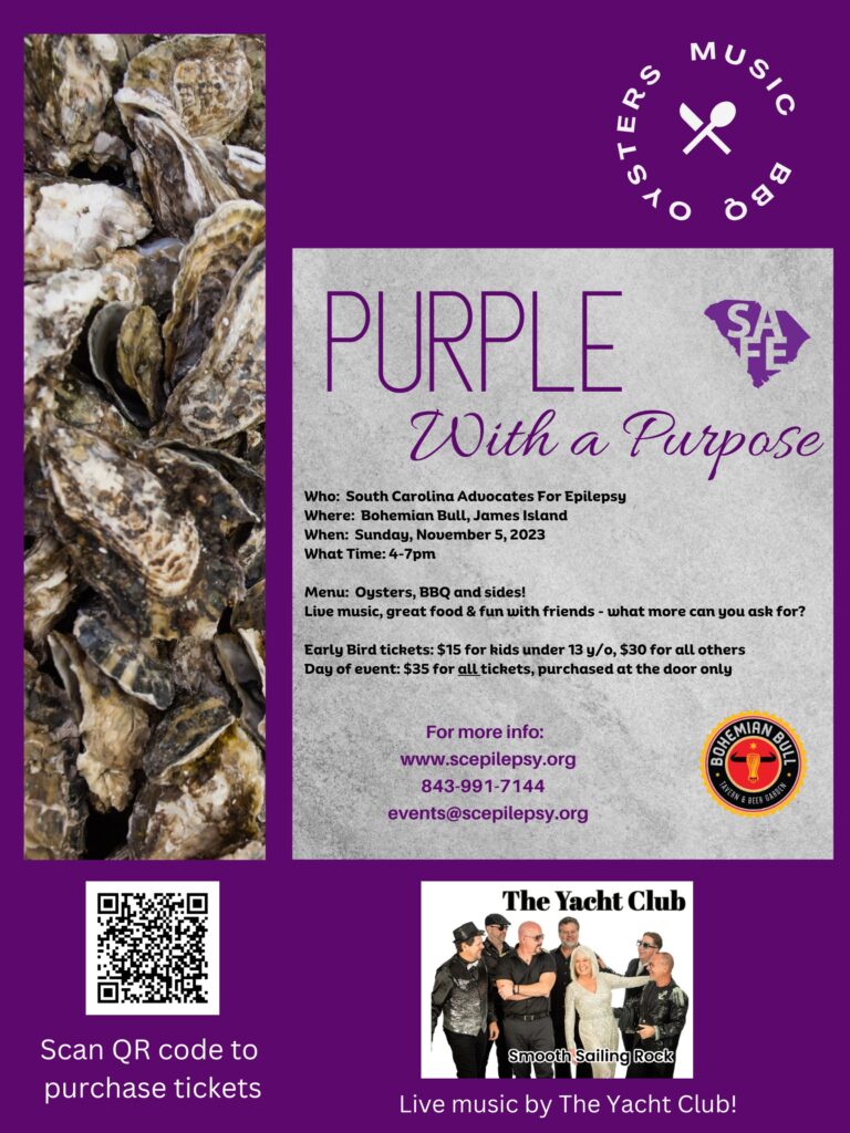 Purple With a Cause Flyer